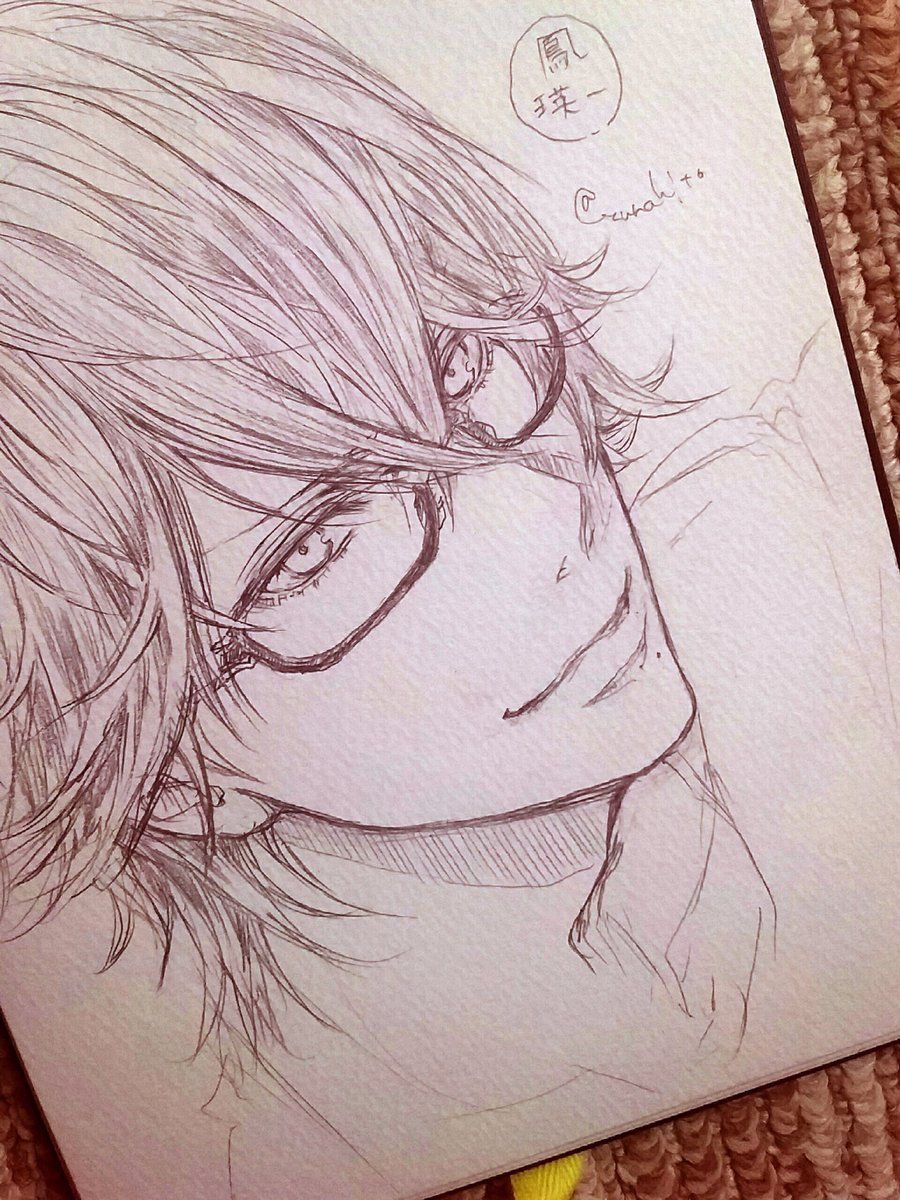 Desenho de anime no estilo mangá.